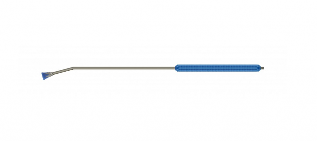 Lans RVS blauw ST-007 – 1000mm 15°Knik