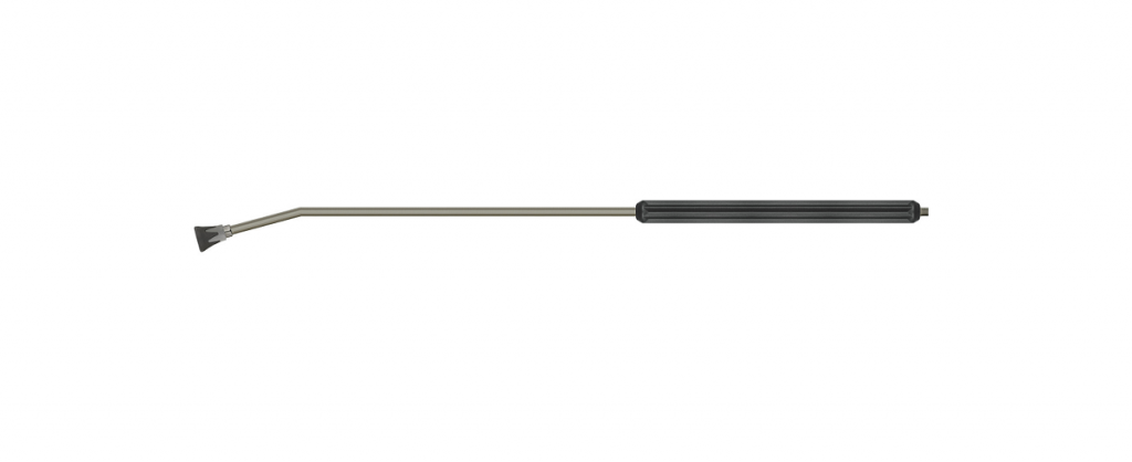 Lans RVS zwart ST-007 – 800mm 15°Knik