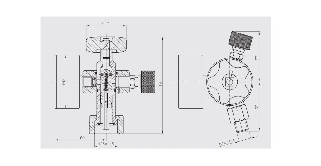 STIKSTOF VULSET ACCUMULATOR / PULSATIEDEMPER
