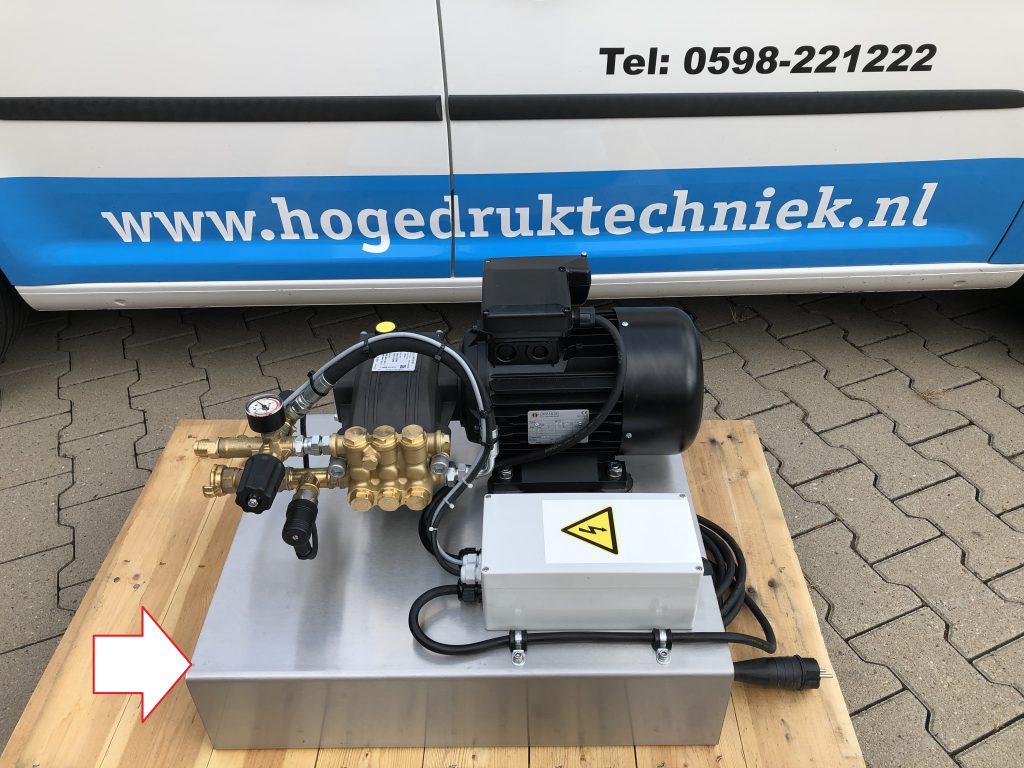 Fundatieframe / basisplaat 800×460 RVS voor combinaties motorpompen