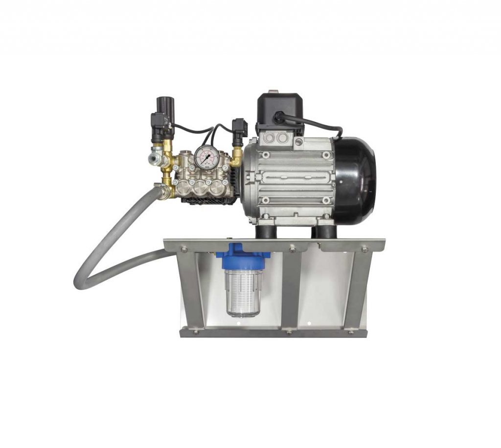 Muurconsole / wandhouder RVS voor combinaties motorpompen