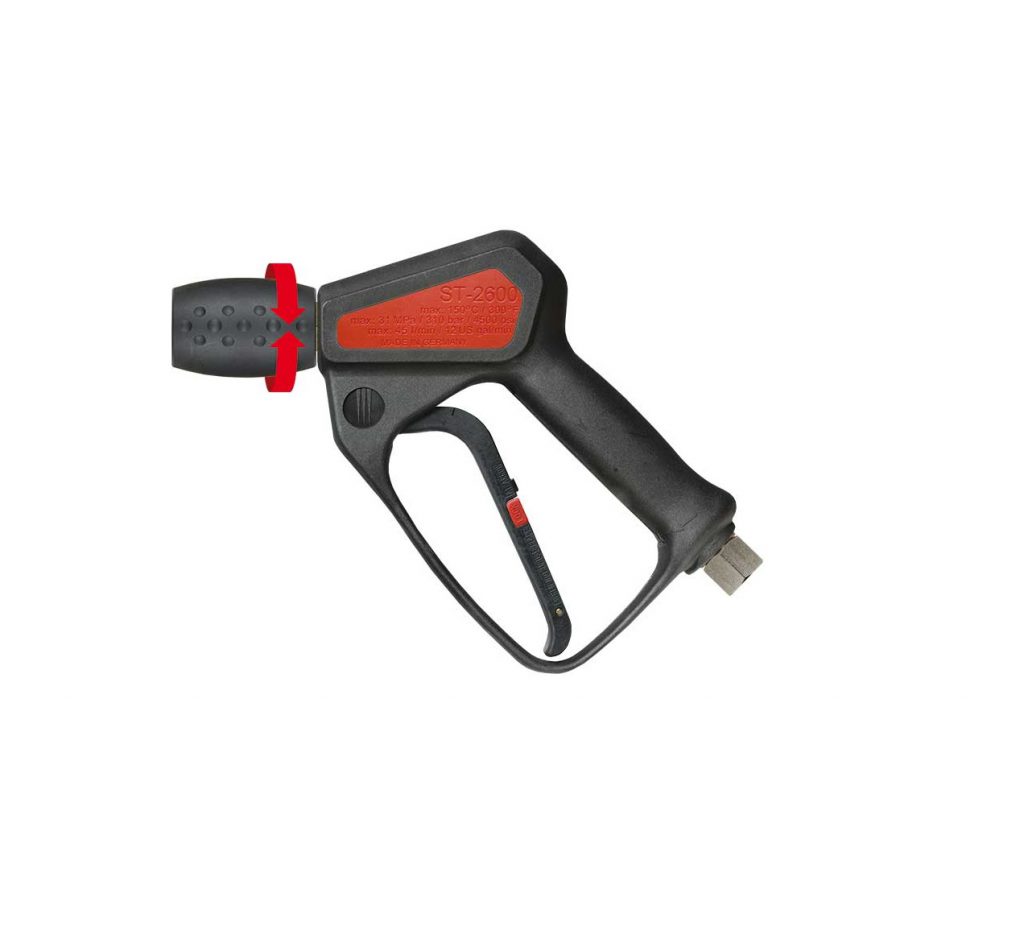 ST2600 Spuitpistool – LTF – 3/8 bi Swivel x 1/4 bi Swivel ST-345