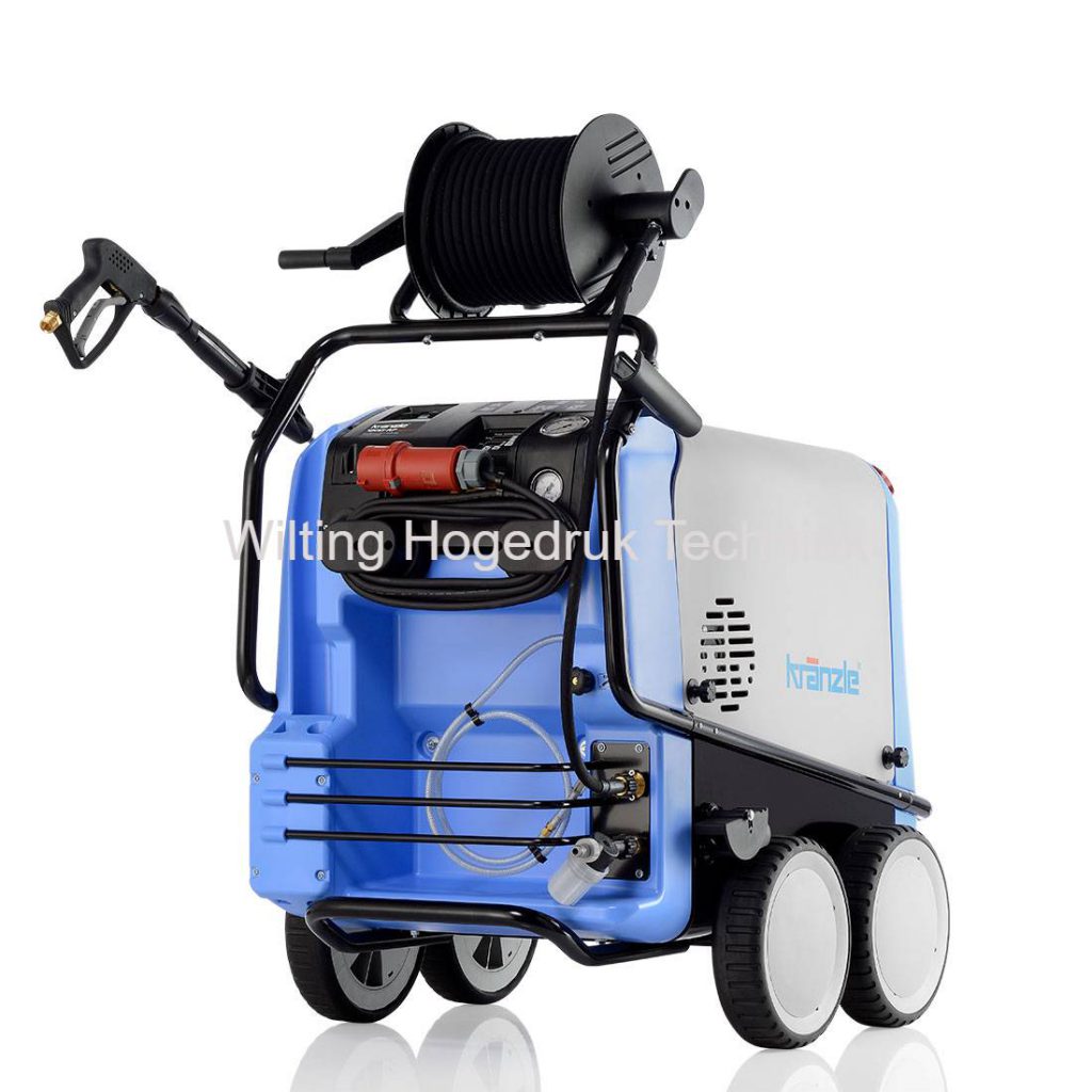 Kränzle Therm 1600 RP met krukaspomp & haspel