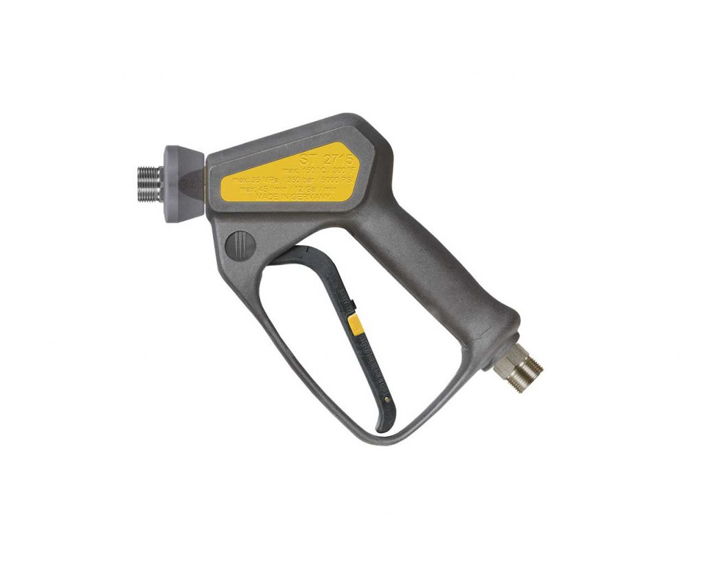 ST2715 Spuitpistool Industrial – LTF – M22X1,5AG RVS Swivel x M22AG RVS – Chemiebestendig