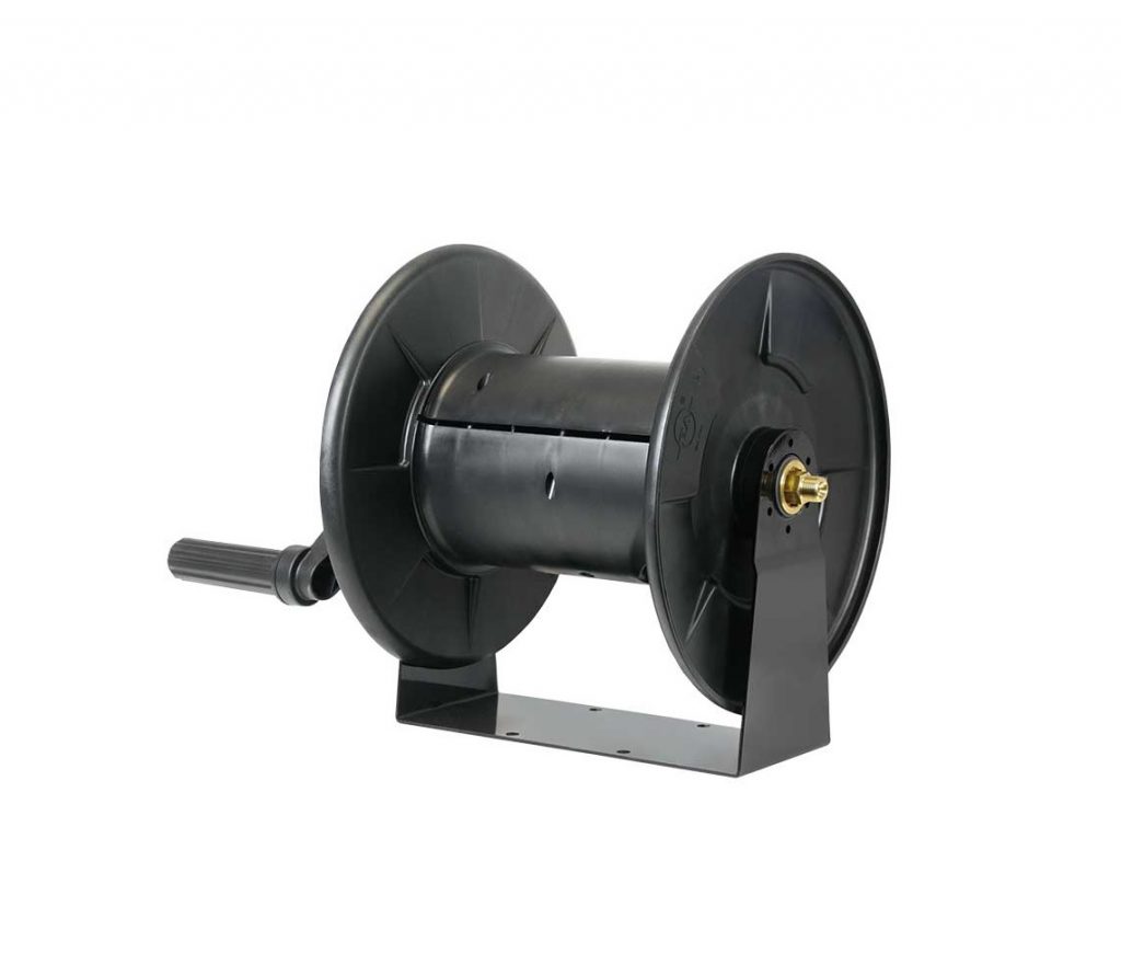 Handmatige slanghaspel T27 kunststof 20M Ø20mm (3/8″) – 250BAR