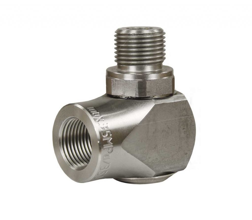 Suttner Swivel ST320 Haaks – 3/8″IG : 3/8″AG 400BAR RVS