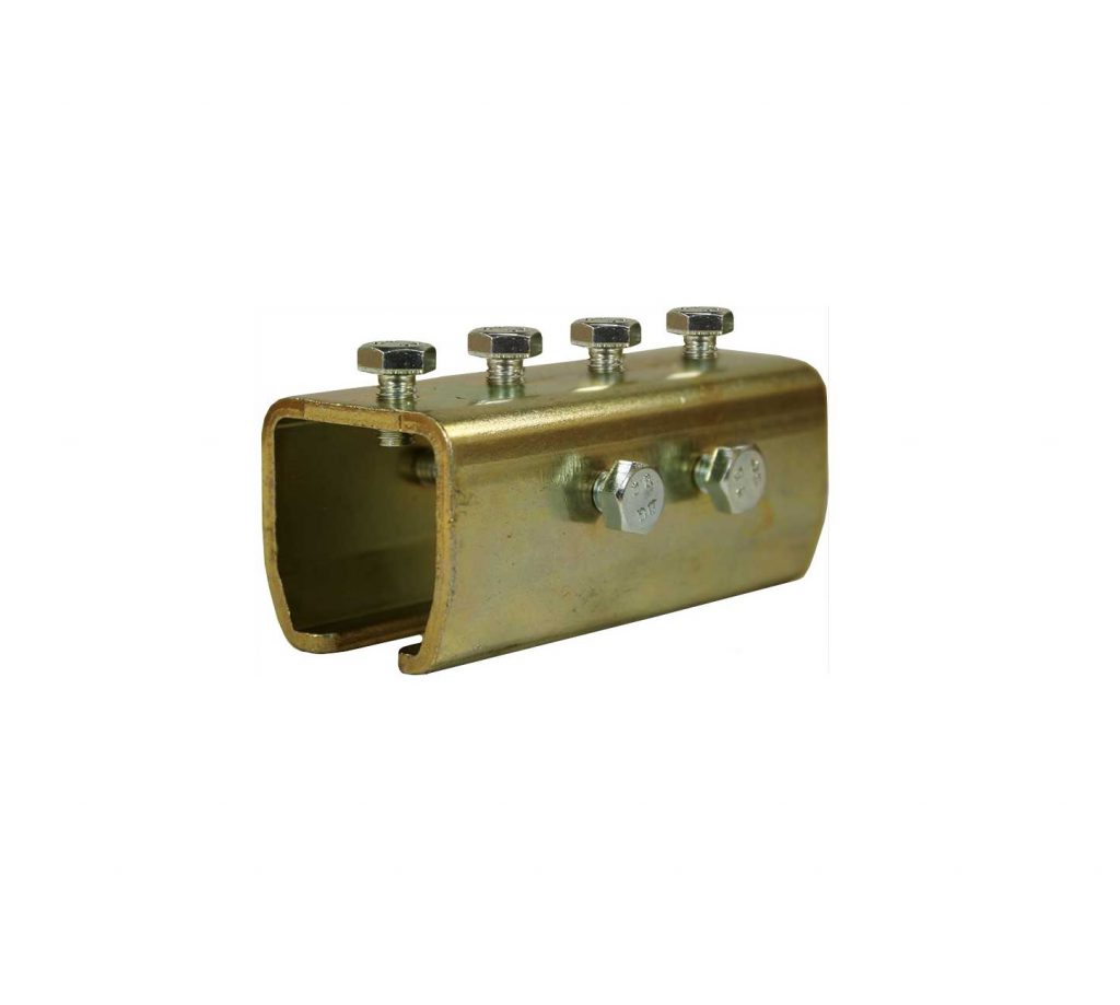 Koppelstuk Staal verzinkte rail 30 mm profiel
