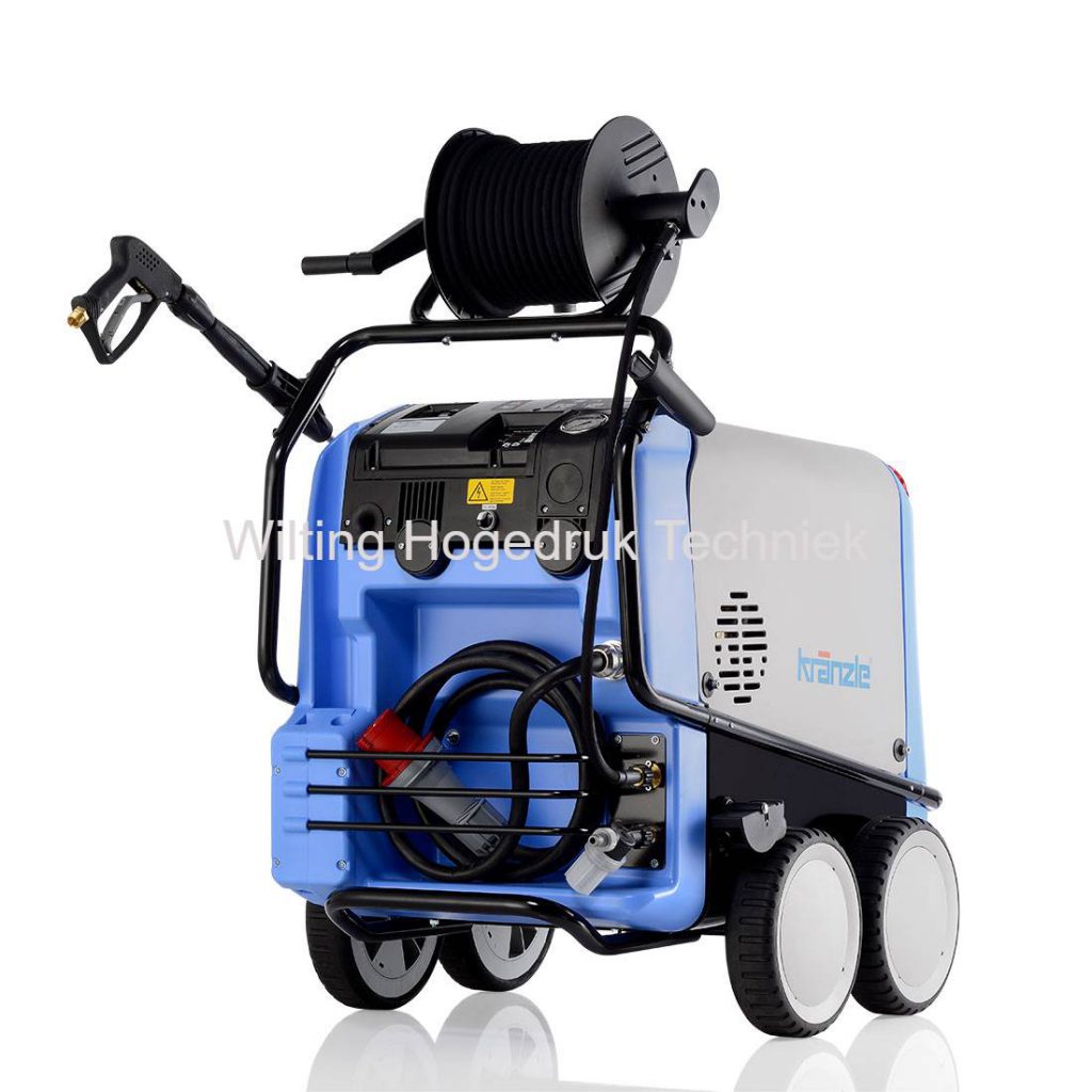 Kränzle Therm 500 E-M 24 – 8,3l/m 130BAR – elektrisch verwarmd – Slanghaspel 20M slang