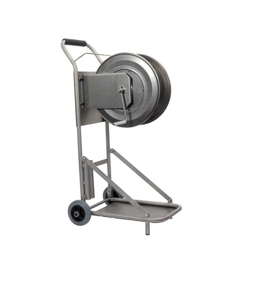 WAGEN RVS TROLLEY VOOR INJECTOR / SLANGHASPEL