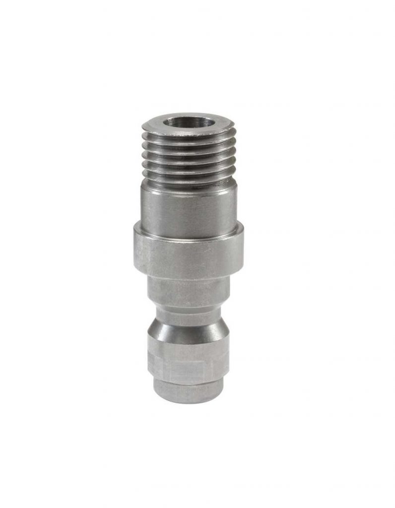 Nippel ST-245 350BAR 1/4 AG RVS – 42mm