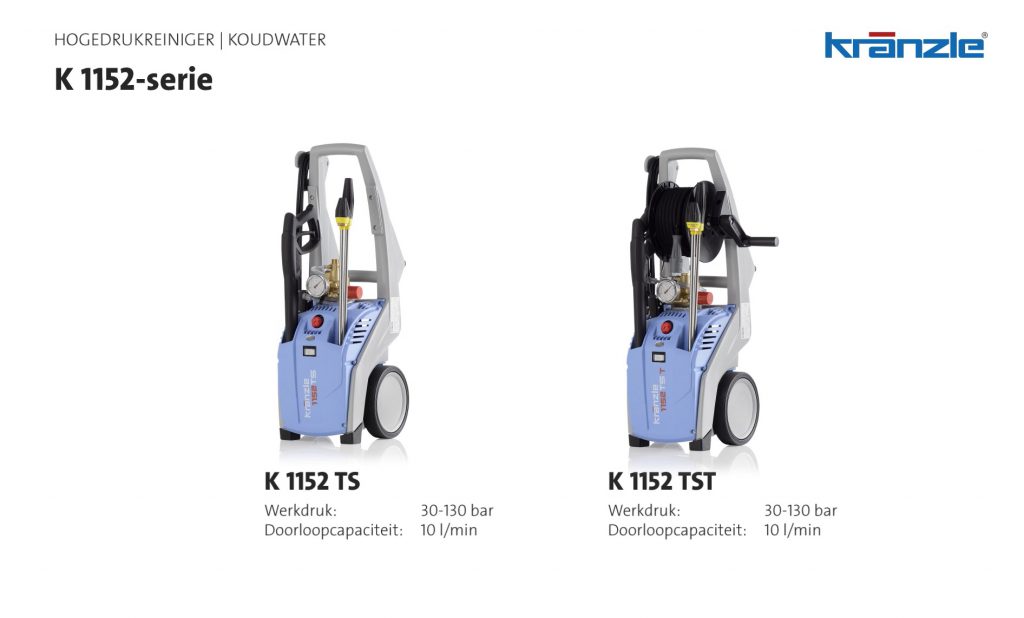 Kränzle K1152 TS – D12 + Vuilfrees (230V)