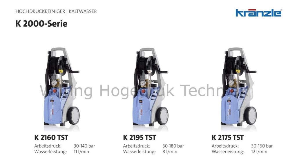 Kränzle K2195 TS + Vuilfrees (230V)