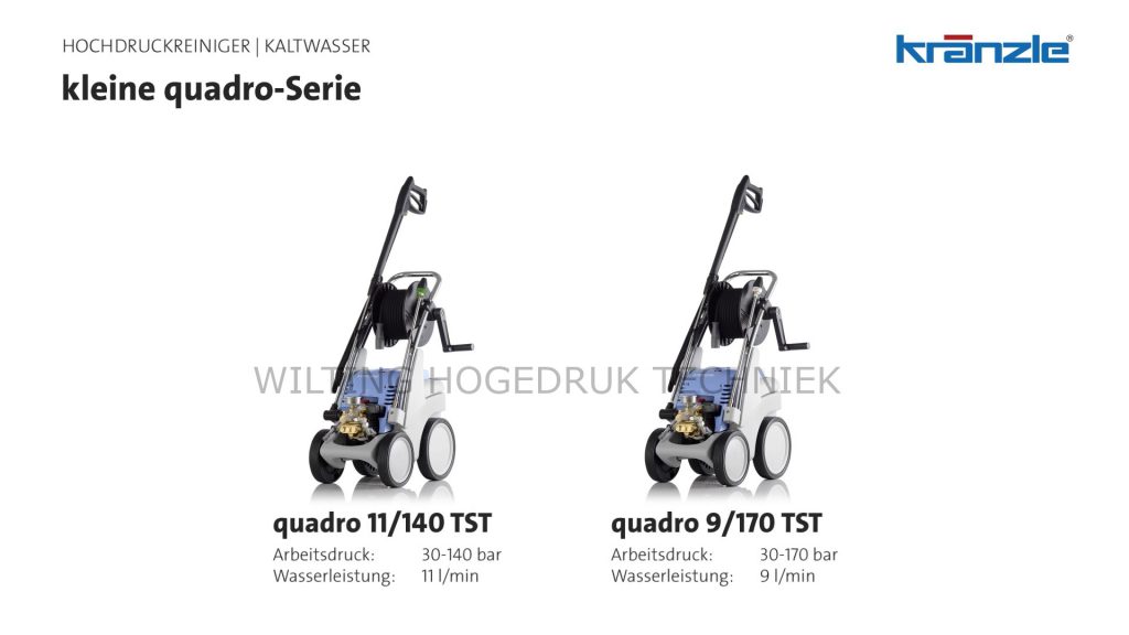 Kränzle Kleine Quadro 11/140 TST (230V) + vuilfrees