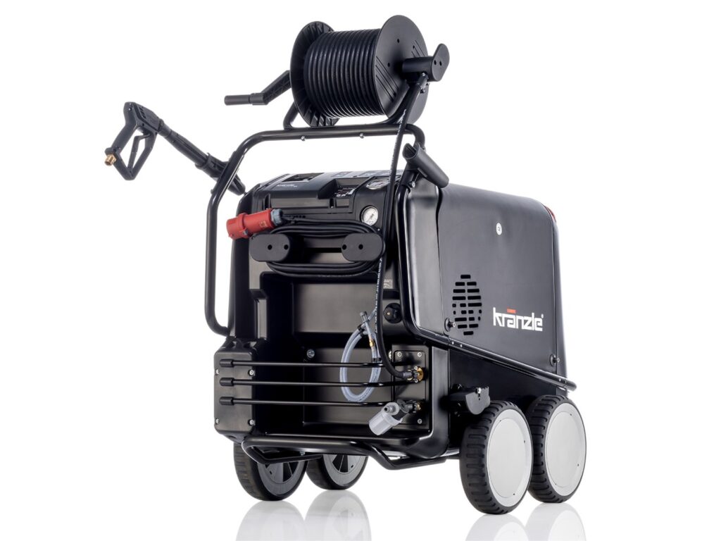 Kränzle Therm 900 RP met krukaspomp & haspel