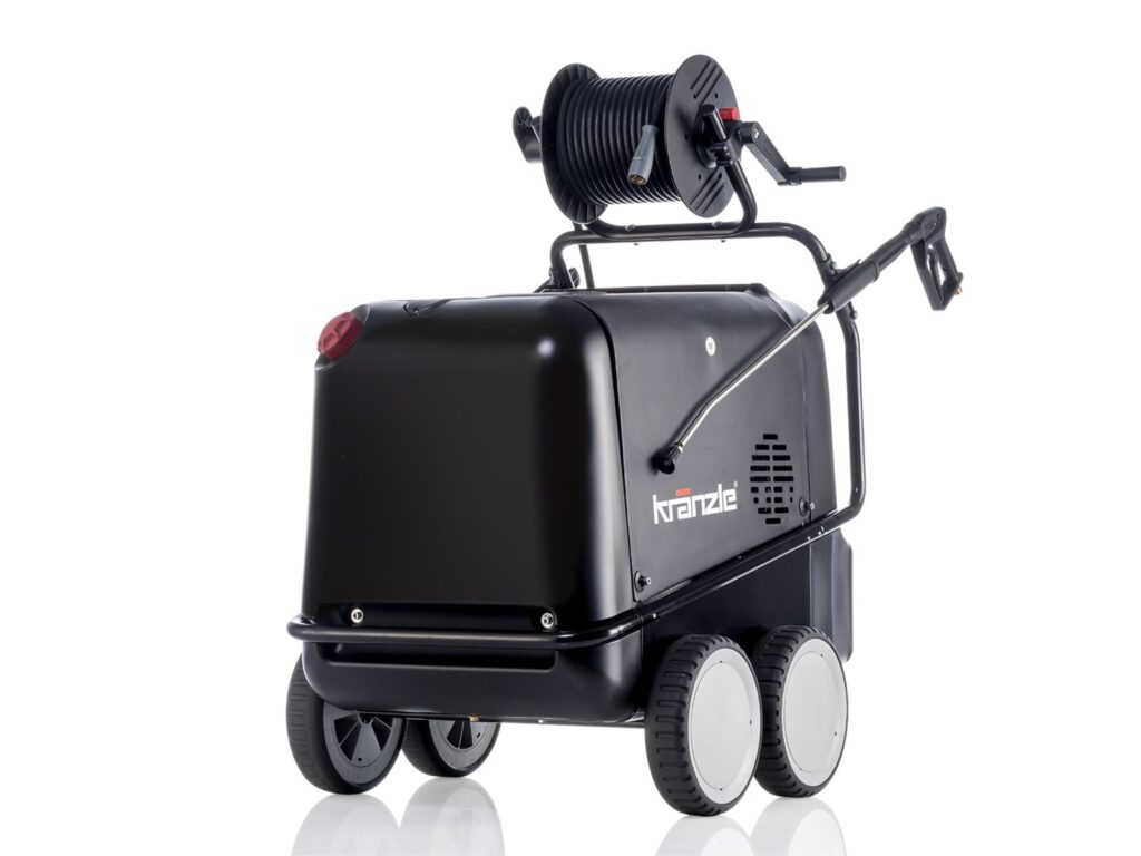 Kränzle Therm 900 RP met krukaspomp & haspel