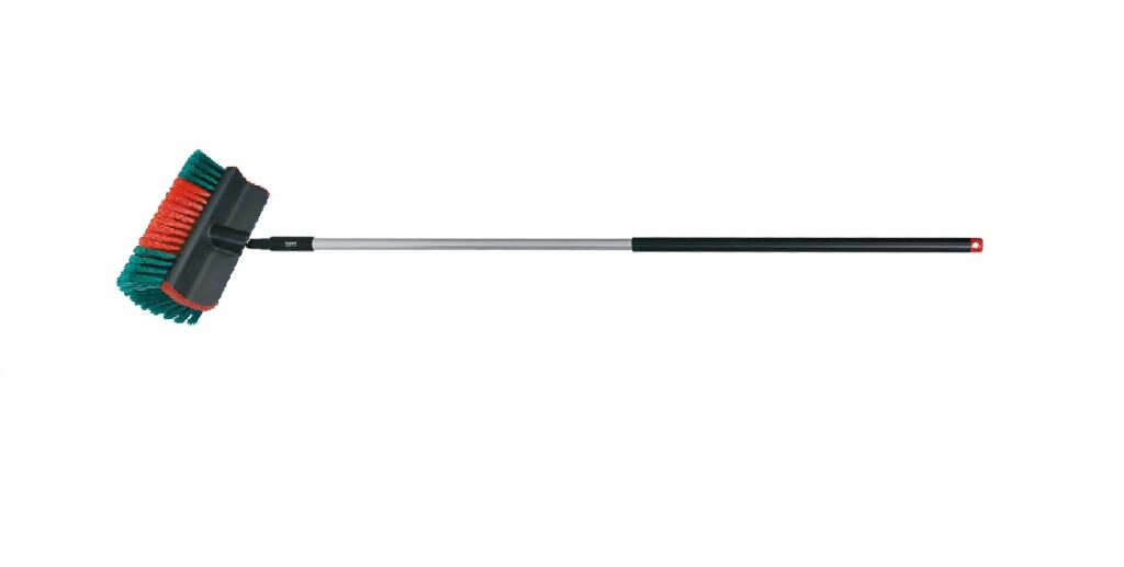 VIKAN Wasborstel High-Low 25 cm & Aluminium steel 1505mm